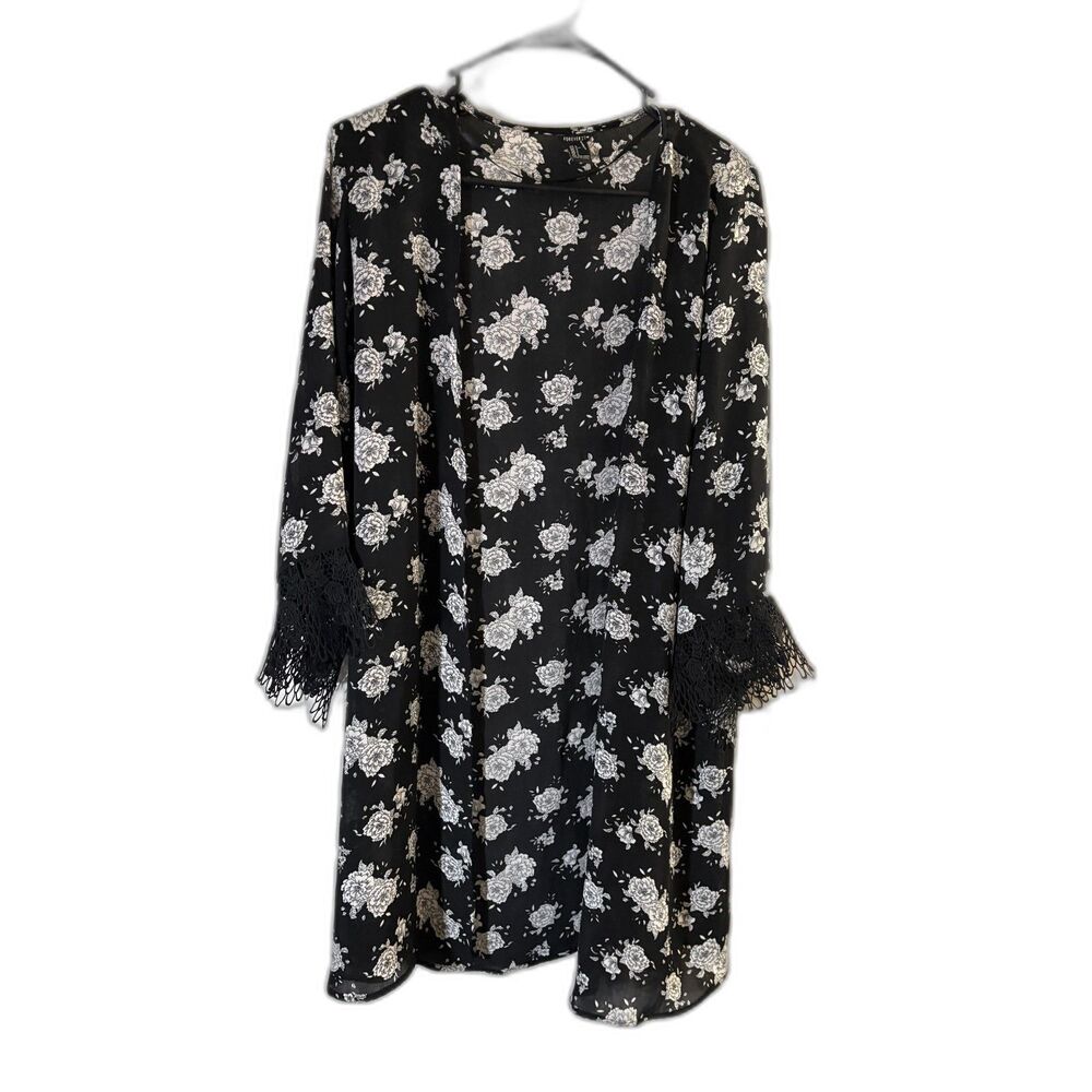 Women's Forever 21 Long Cardigan Duster Size L